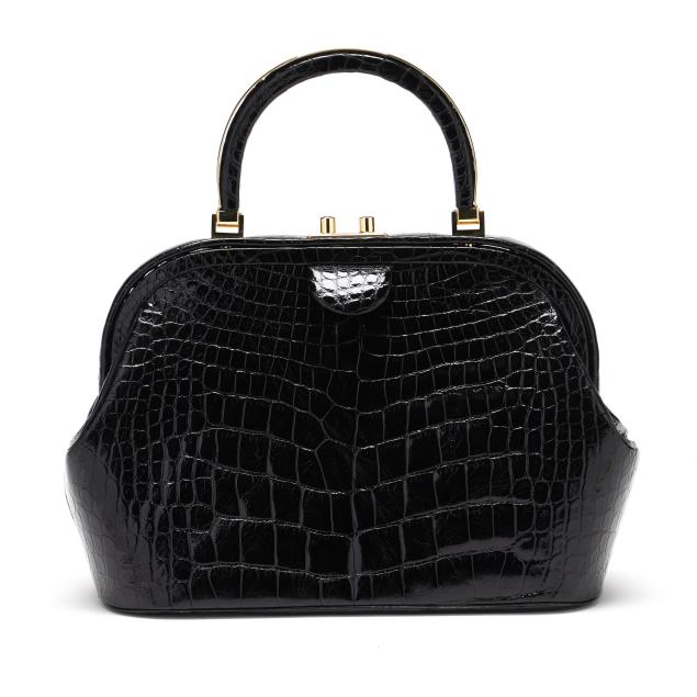 black-alligator-frame-handbag-judith-leiber