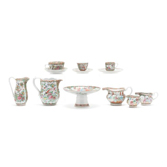 a-group-of-chinese-export-rose-medallion-porcelain-pieces