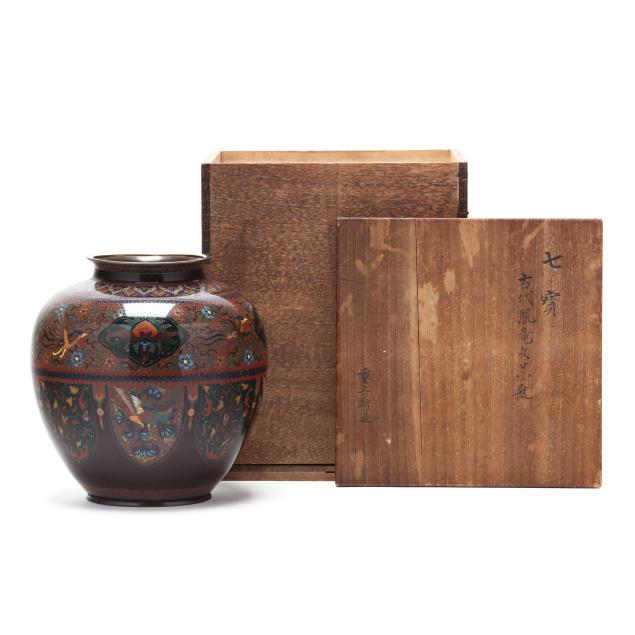 a-cloisonne-vase-by-ando-workshop-with-inscribed-i-tomobako-i