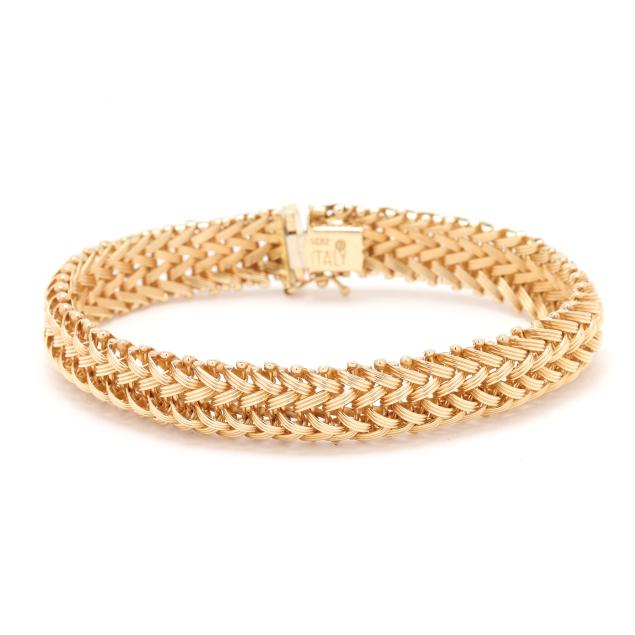 gold-fancy-link-bracelet-h-w-burdick