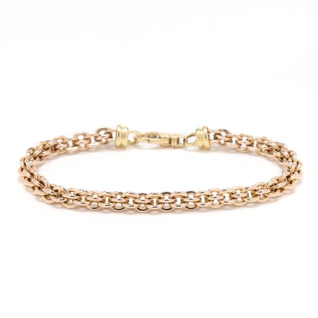 gold-fancy-link-bracelet-unoaerre
