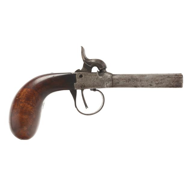 belgian-double-barrel-percussion-pistol