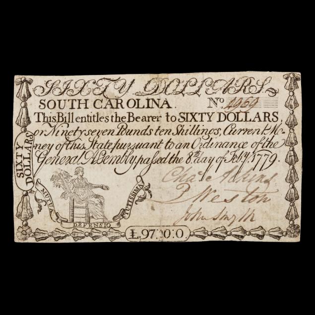 south-carolina-60-revolutionary-war-banknote