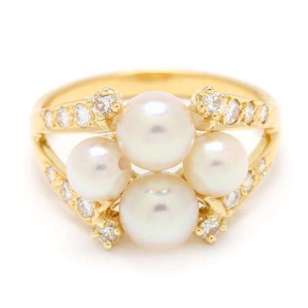 gold-pearl-and-diamond-ring