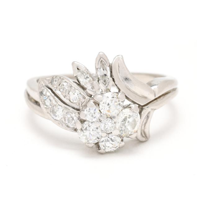 platinum-and-diamond-floral-ring