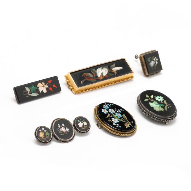 six-antique-and-vintage-floral-motif-jewelry-items