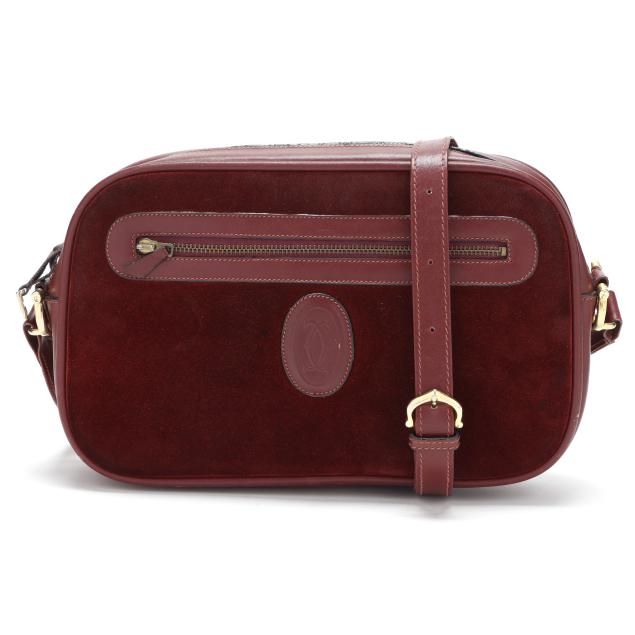 burgundy-suede-crossbody-bag-cartier