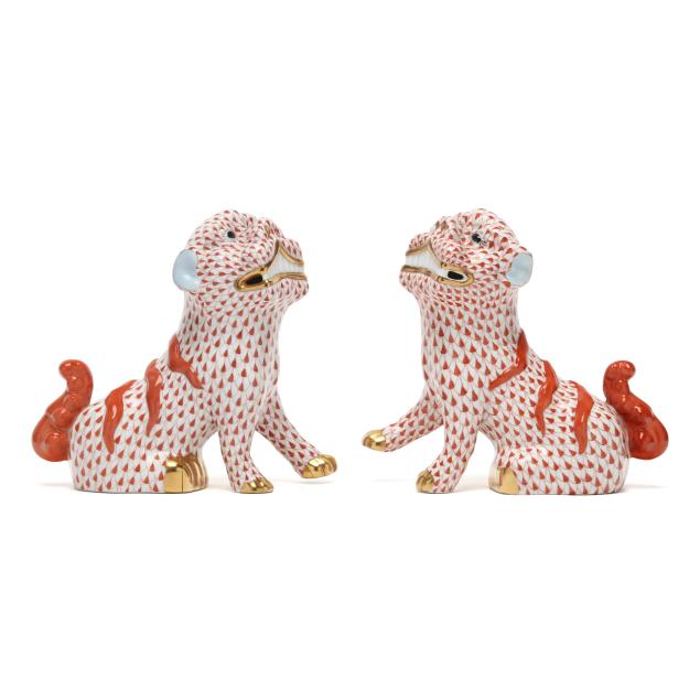 pair-of-herend-rust-fishnet-porcelain-foo-dogs