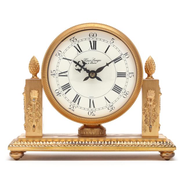 empire-style-gilt-brass-desk-clock-signed-hour-lavigne-a-paris