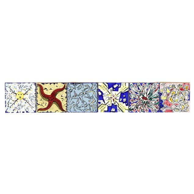 six-ceramic-tiles-designed-by-salvador-dali-spanish-1904-1989-i-la-suite-catalane-i