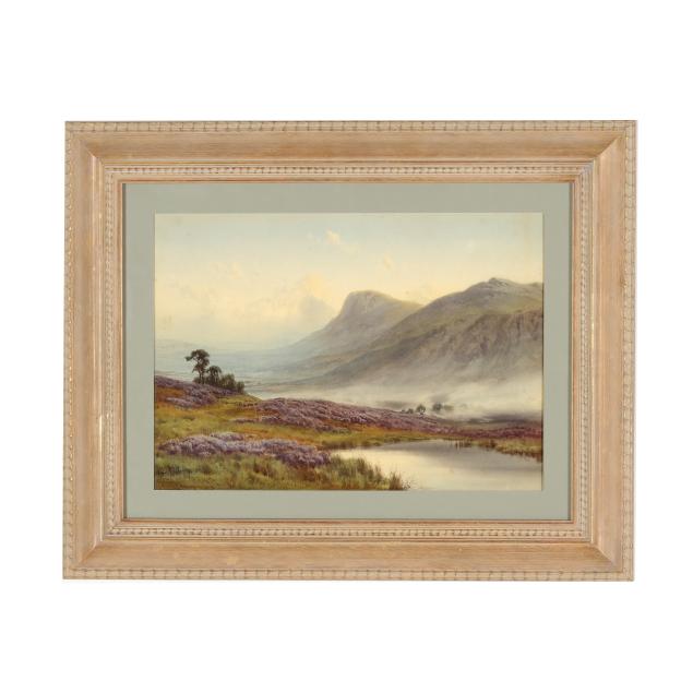 edward-horace-thompson-english-1879-1949-highland-landscape-with-heathered-grass