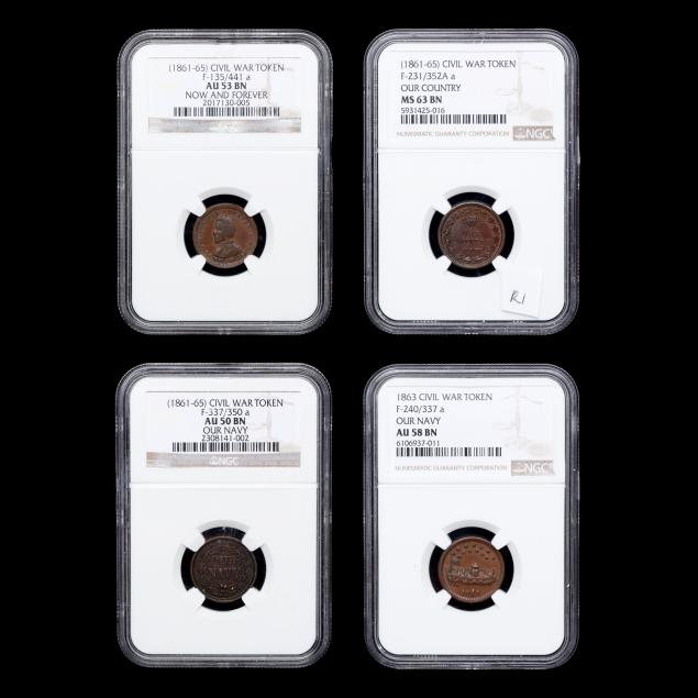 four-4-civil-war-related-patriotic-tokens