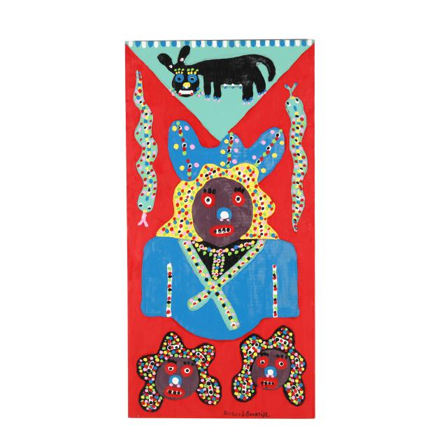 richard-burnside-sc-nc-b-1944-untitled-figures-snakes-and-critter