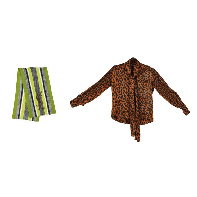 vintage-women-s-silk-scarf-and-blouse-saint-laurent