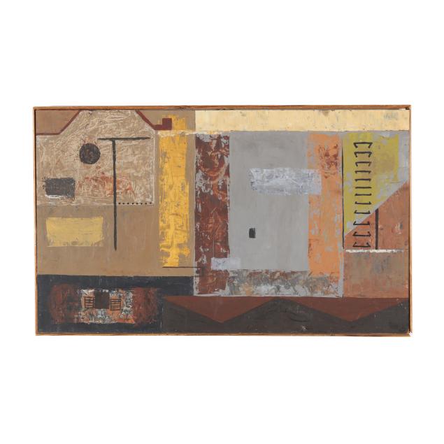 vintage-abstract-architectural-painting