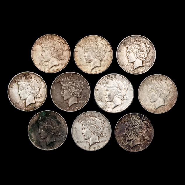 ten-10-peace-silver-dollars