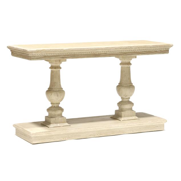 restoration-hardware-white-washed-oak-console