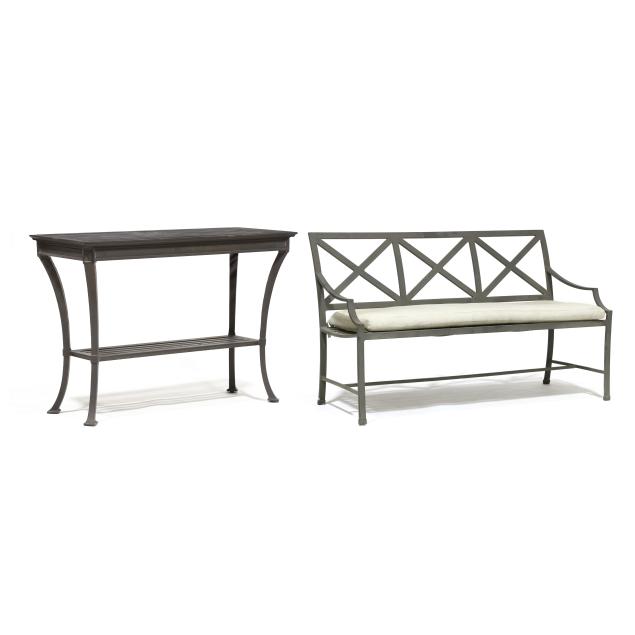 restoration-hardware-triple-back-sofa-and-console-table