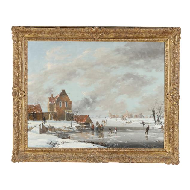reginald-ernest-arnold-british-1853-1938-winter-skating-scene-in-holland