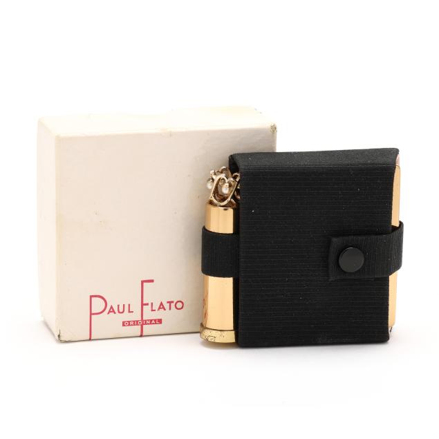 vintage-gold-tone-compact-and-lipstick-set-paul-flato