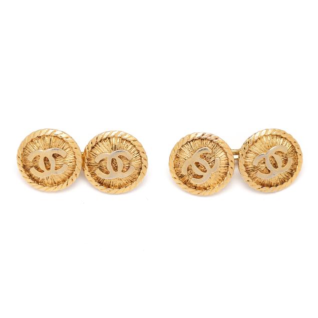 vintage-gold-tone-cc-logo-cufflinks-chanel