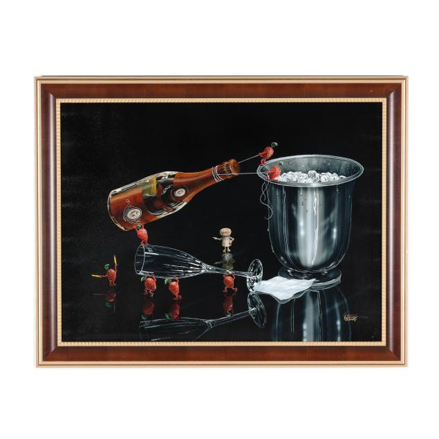 michael-godard-american-b-1958-i-prepare-the-perfect-pour-i