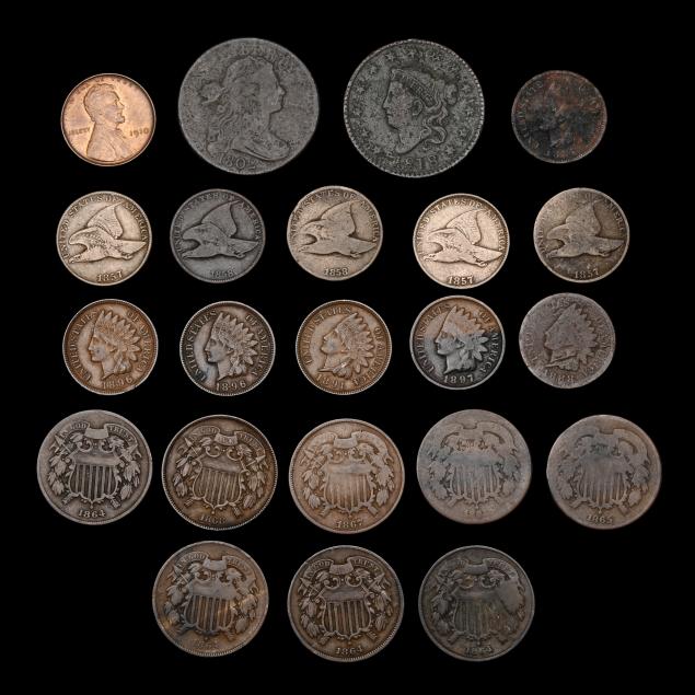 obsolete-u-s-coppers-mostly-19th-century