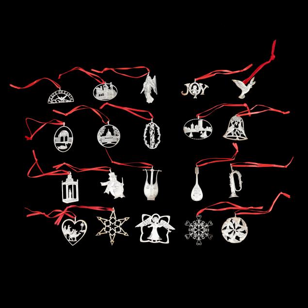collection-of-hand-and-hammer-sterling-silver-christmas-ornaments