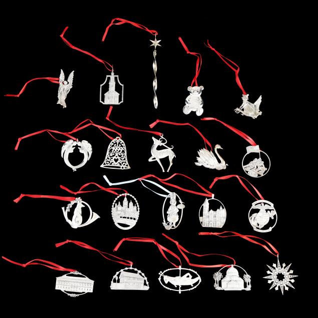 collection-of-hand-hammer-sterling-silver-christmas-ornaments