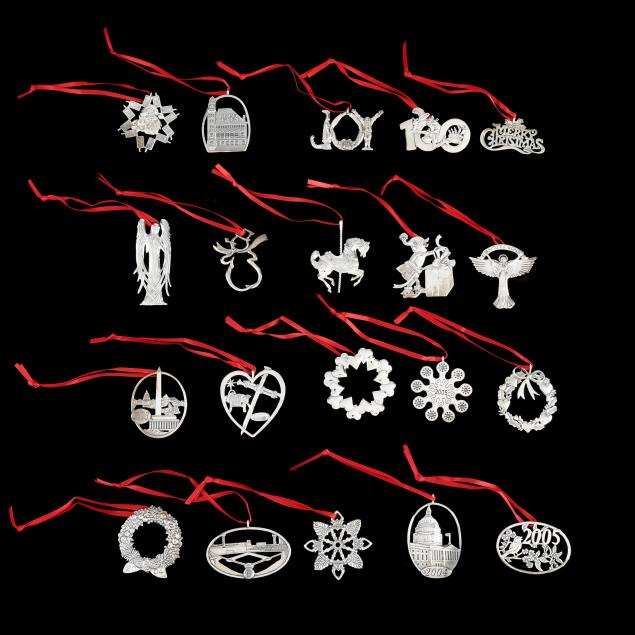collection-of-hand-hammer-sterling-silver-christmas-ornaments