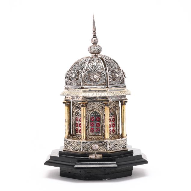 indian-silver-filigree-spice-tower