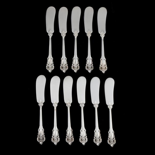 set-of-eleven-wallace-i-grand-baroque-i-sterling-silver-butter-spreaders