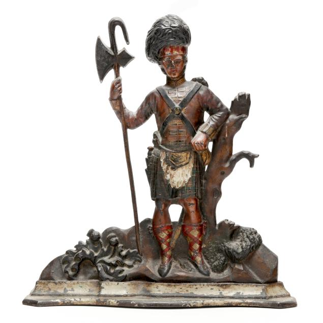 antique-cast-iron-scottish-highlander-doorstop