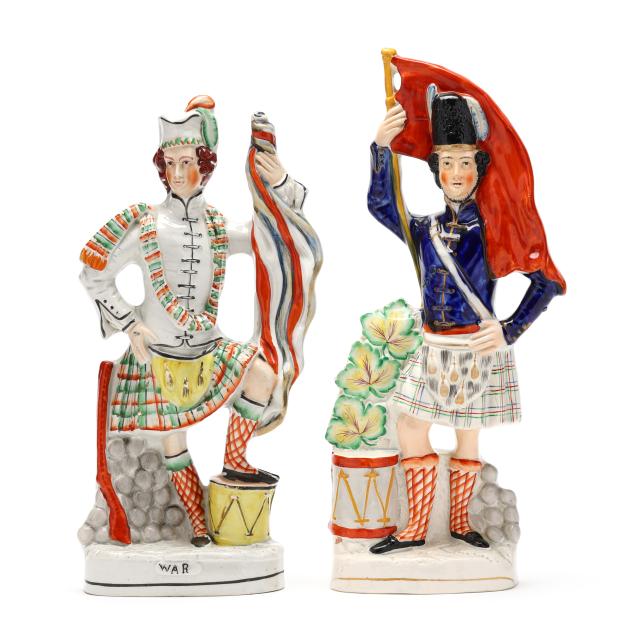 two-large-staffordshire-figures-of-scottish-highlanders