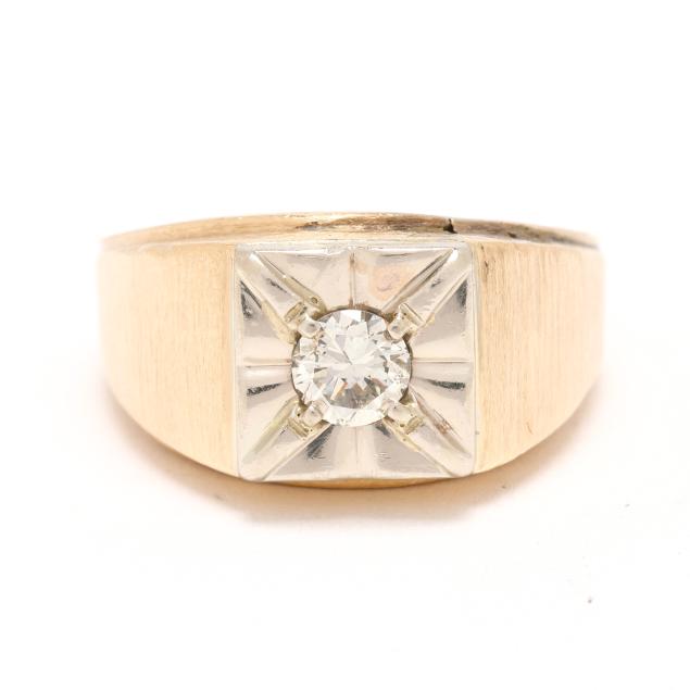 gent-s-gold-and-diamond-ring