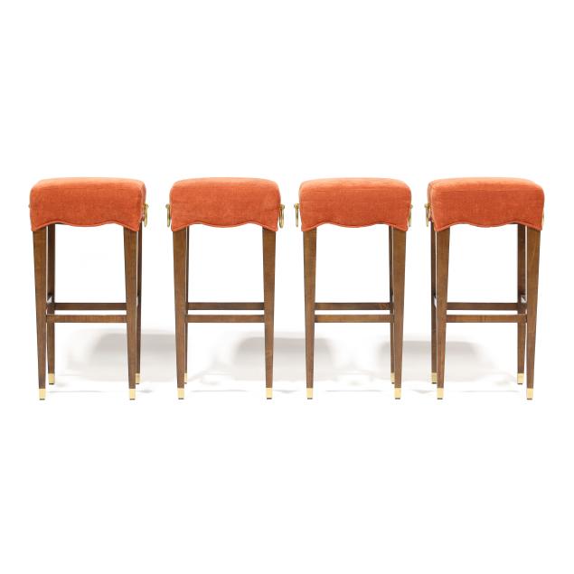 modern-history-set-of-four-hollywood-regency-style-barstools