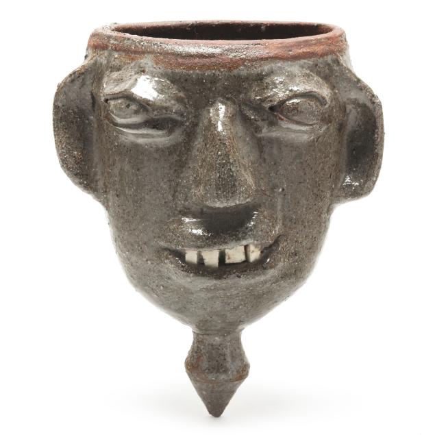burlon-craig-lincoln-county-nc-1914-2002-pottery-face-wall-pocket