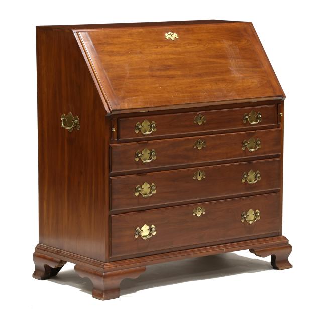 henkel-harris-chippendale-style-cherry-slant-front-desk-with-hidden-compartments