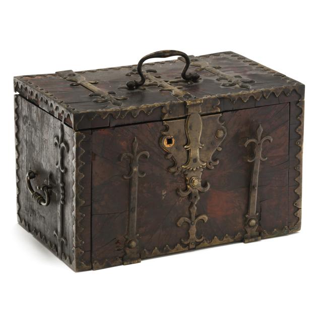 baroque-brass-bound-oyster-veneered-coffre-fort