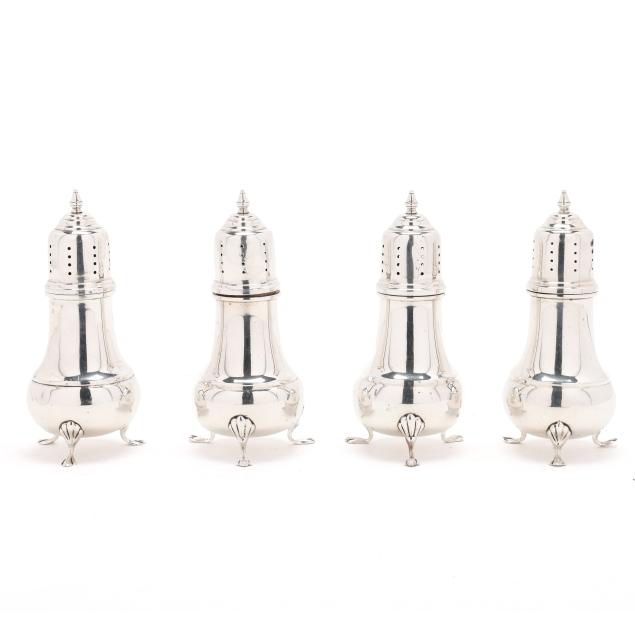 two-pair-of-sterling-silver-salt-pepper-shakers