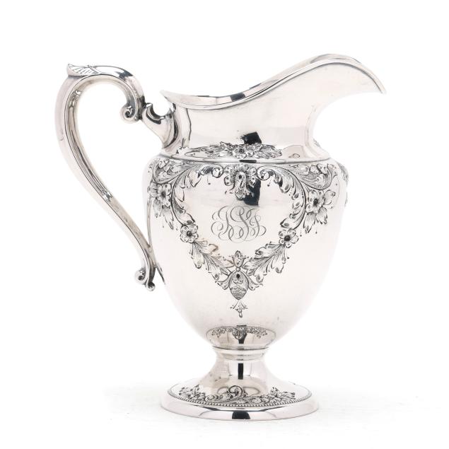 american-sterling-silver-repousse-water-pitcher