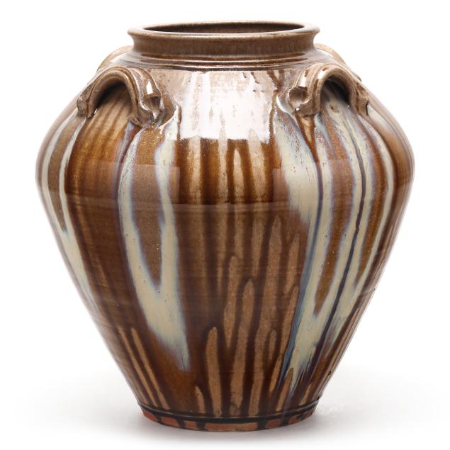 kim-ellington-nc-b-1954-large-four-handled-pottery-vase