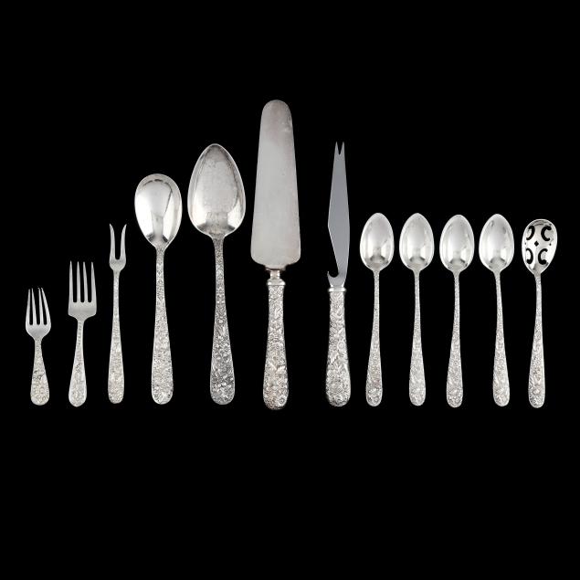 twelve-pieces-of-repousse-sterling-silver-flatware