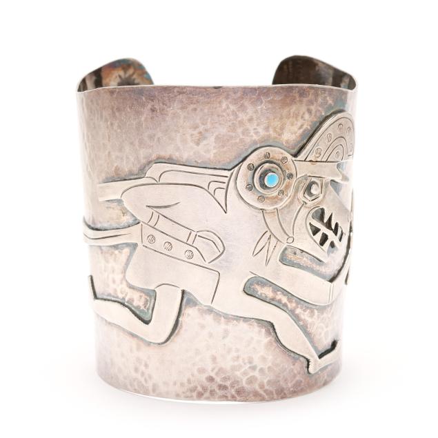 silver-figural-cuff-bracelet-graziella-laffi