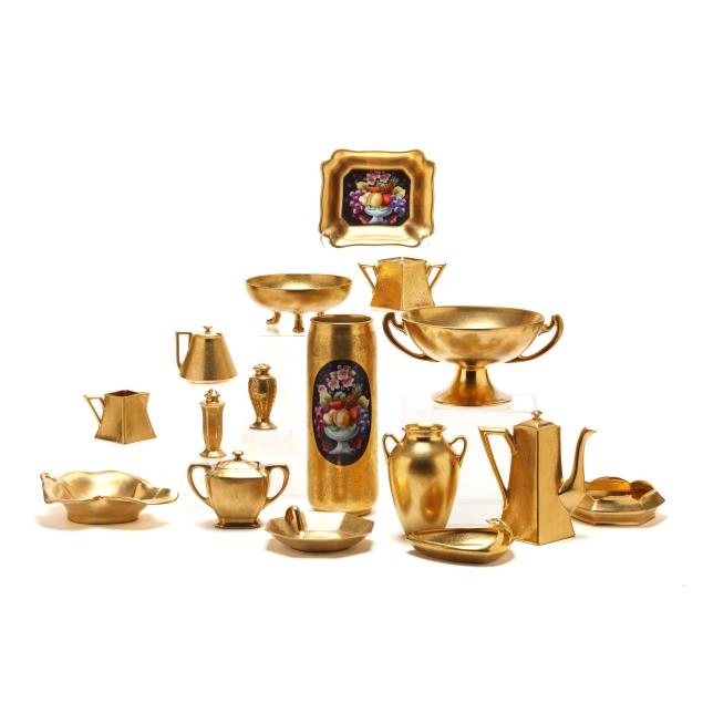 a-collection-of-gold-encrusted-pickard-china