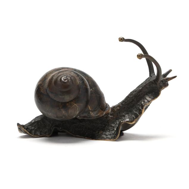michael-storey-british-b-1948-small-bronze-snail