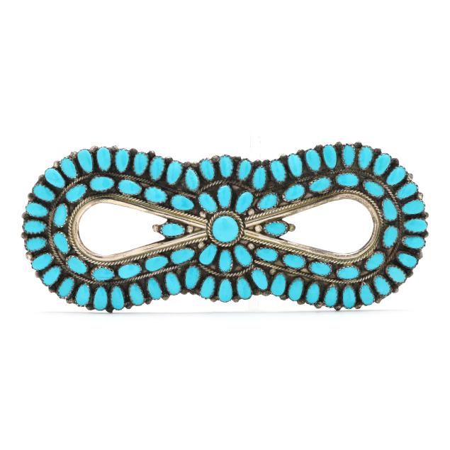 silver-and-turquoise-pendant-brooch-larry-moses-begay