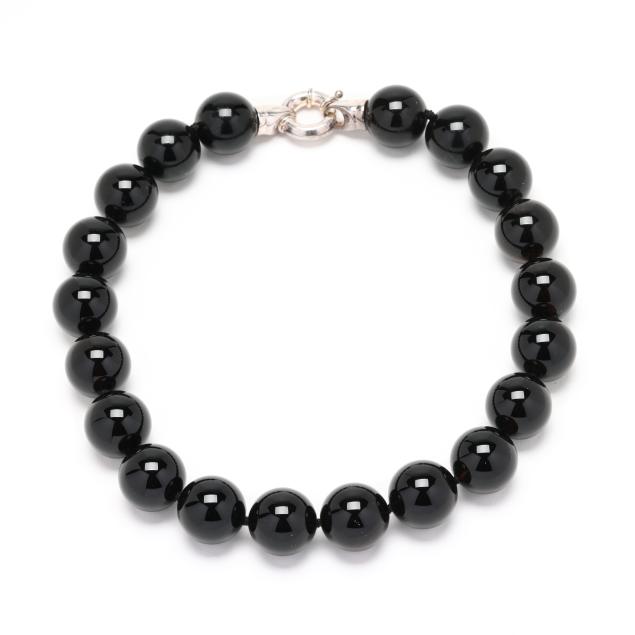 black-onyx-bead-necklace-with-silver-clasp