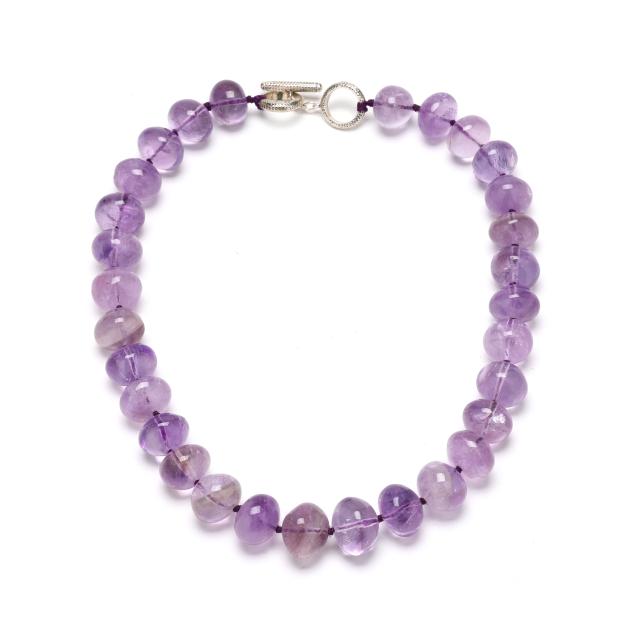 amethyst-bead-necklace-with-silver-clasp