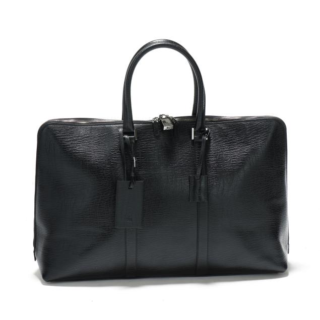 black-leather-travel-satchel-bag-gucci